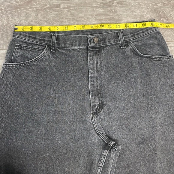 Vintage Gitano High Waisted Mom Jeans Black Wash Denim 18L - Picture 8 of 14
